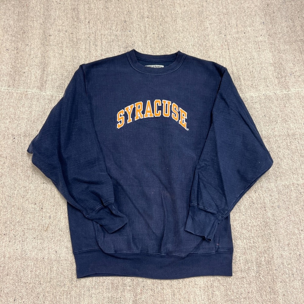 Vintage Syracuse University Sweatshirt Mens Medium Blue 1990s